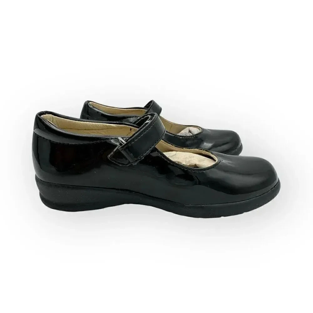 Naturino Girls Catania Mary Jane Flats Shoes Black Size 27